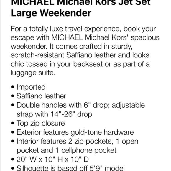 🎉Last one left🎉 Jet set larger MK logo print bag - Picture 4 of 14